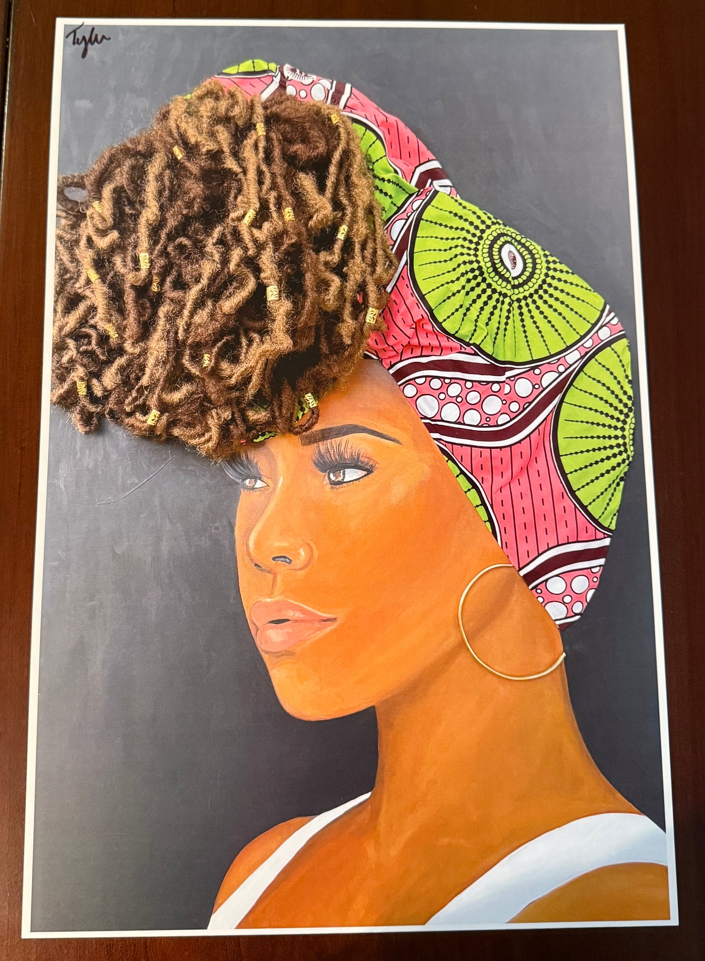 Summer- 12X18 2D Paper Print (No Hair or Fabric)