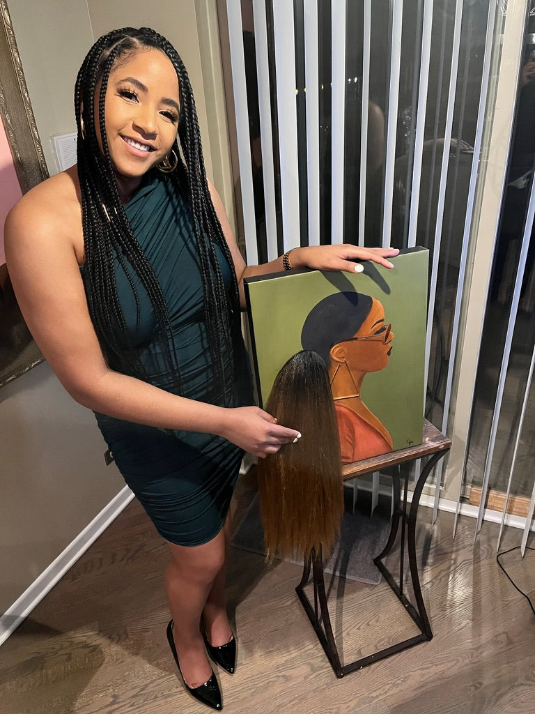 Rodeo 3D Original Painting (with Hair)