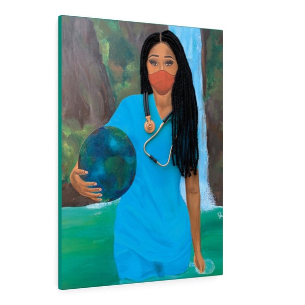 Mesmerized- 2D Canvas Print (no Hair)