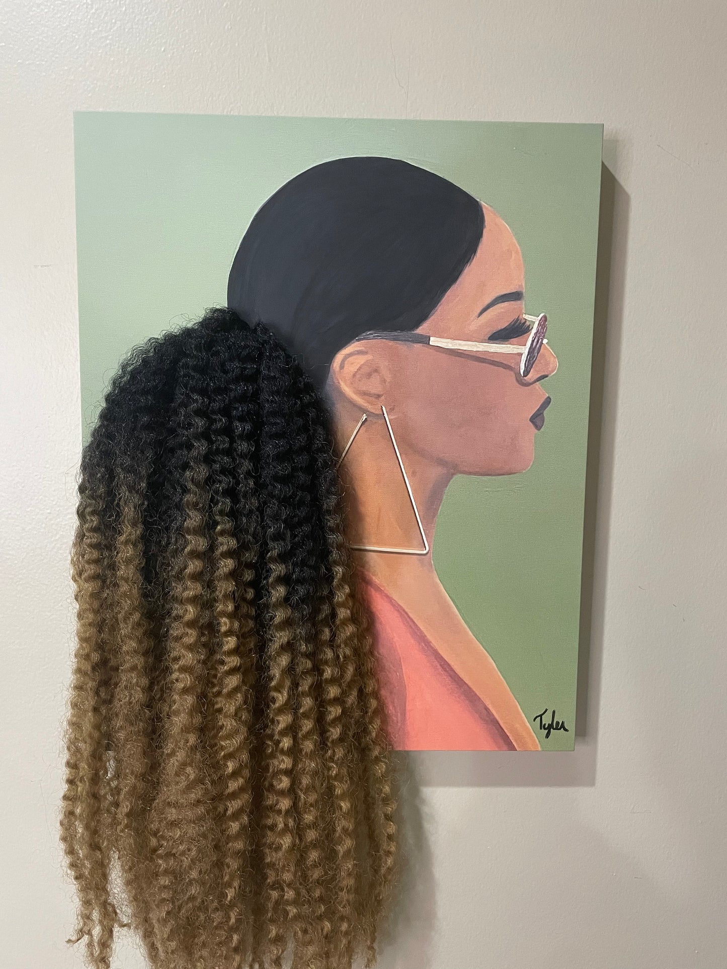 Rodeo - 3D Canvas Print (With Hair)
