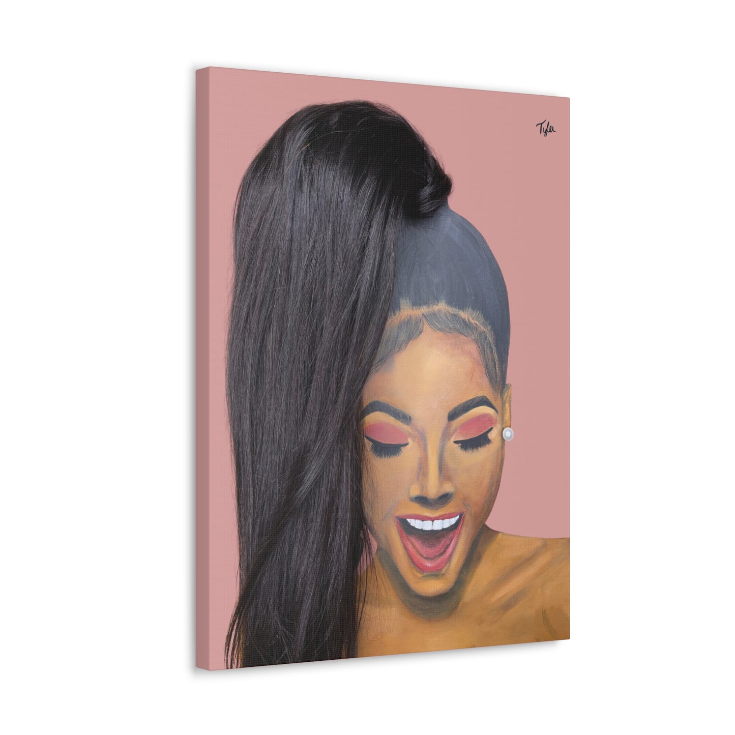 Joyful- 2D Canvas Print (No Hair)