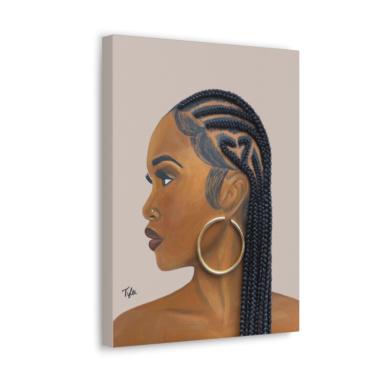 Certified Lover Girl- 2D Canvas Print (No Hair)