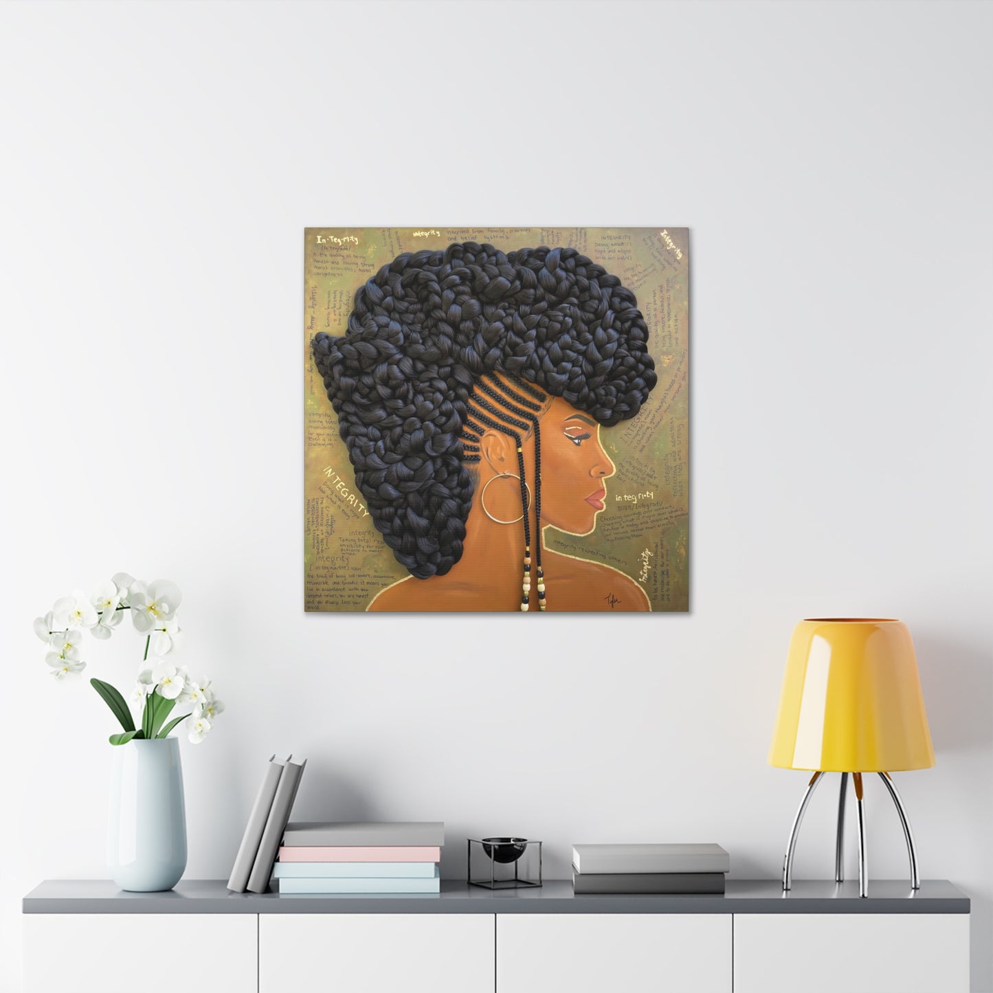 Integrity- 2D Canvas Print (no Hair)