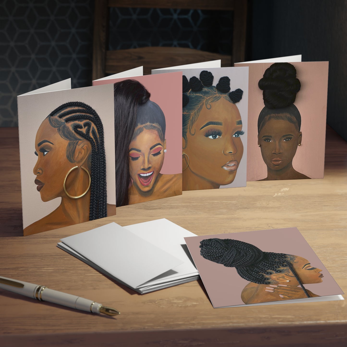 Pink collection- Greeting Cards (5-Pack)