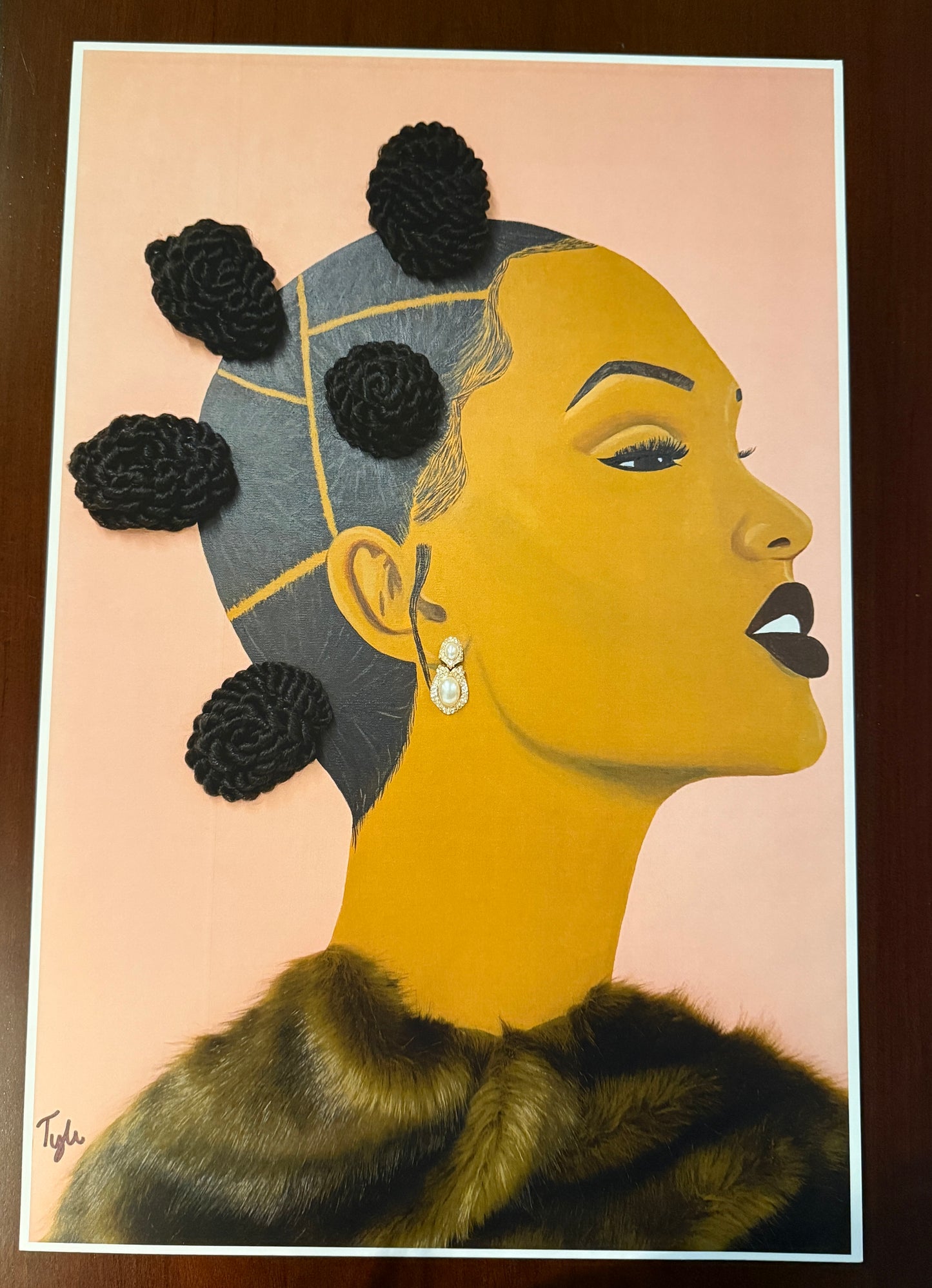 Baby it’s Cold Outside- 12X18 2D Paper Print (No Hair or Fur)
