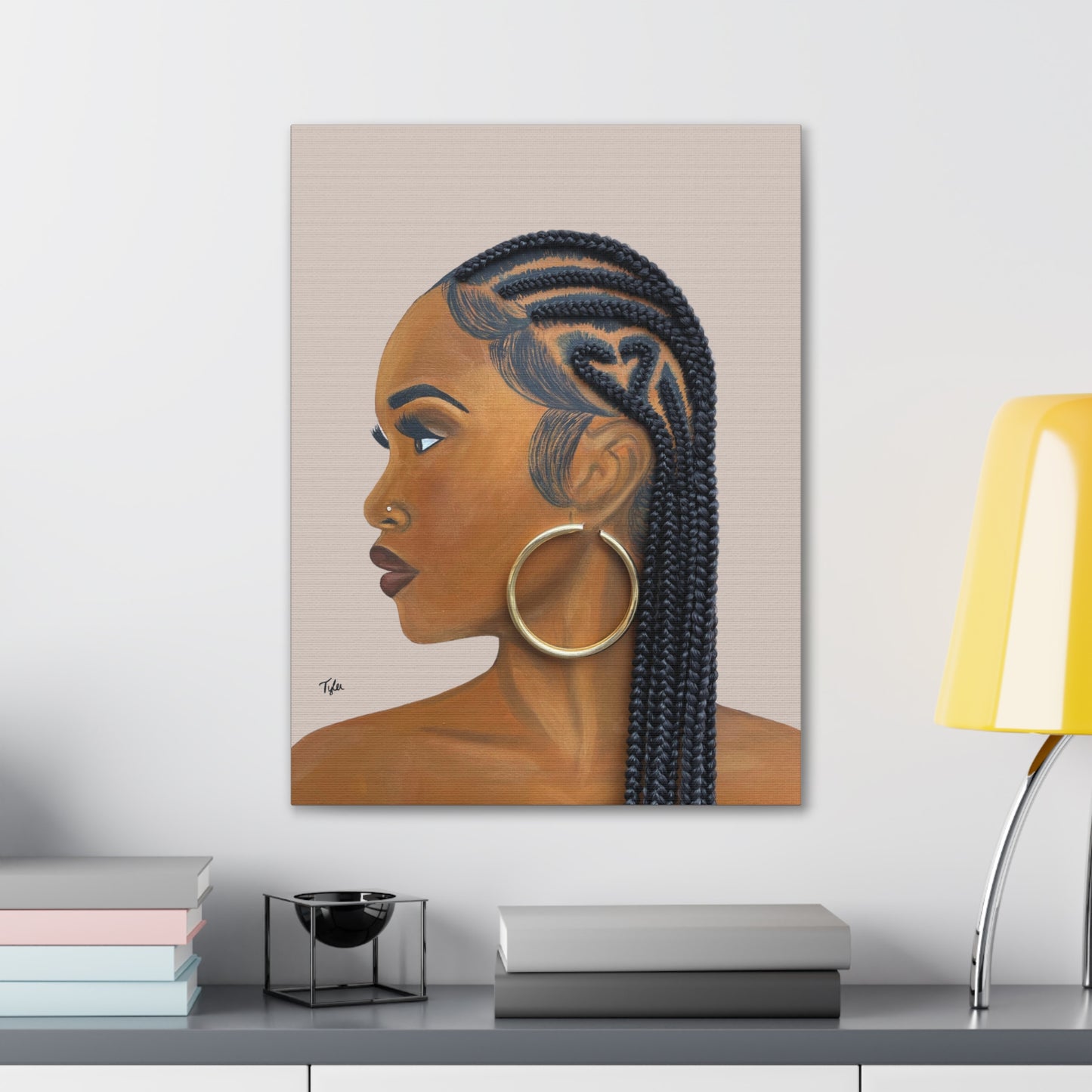 Certified Lover Girl- 2D Canvas Print (No Hair)