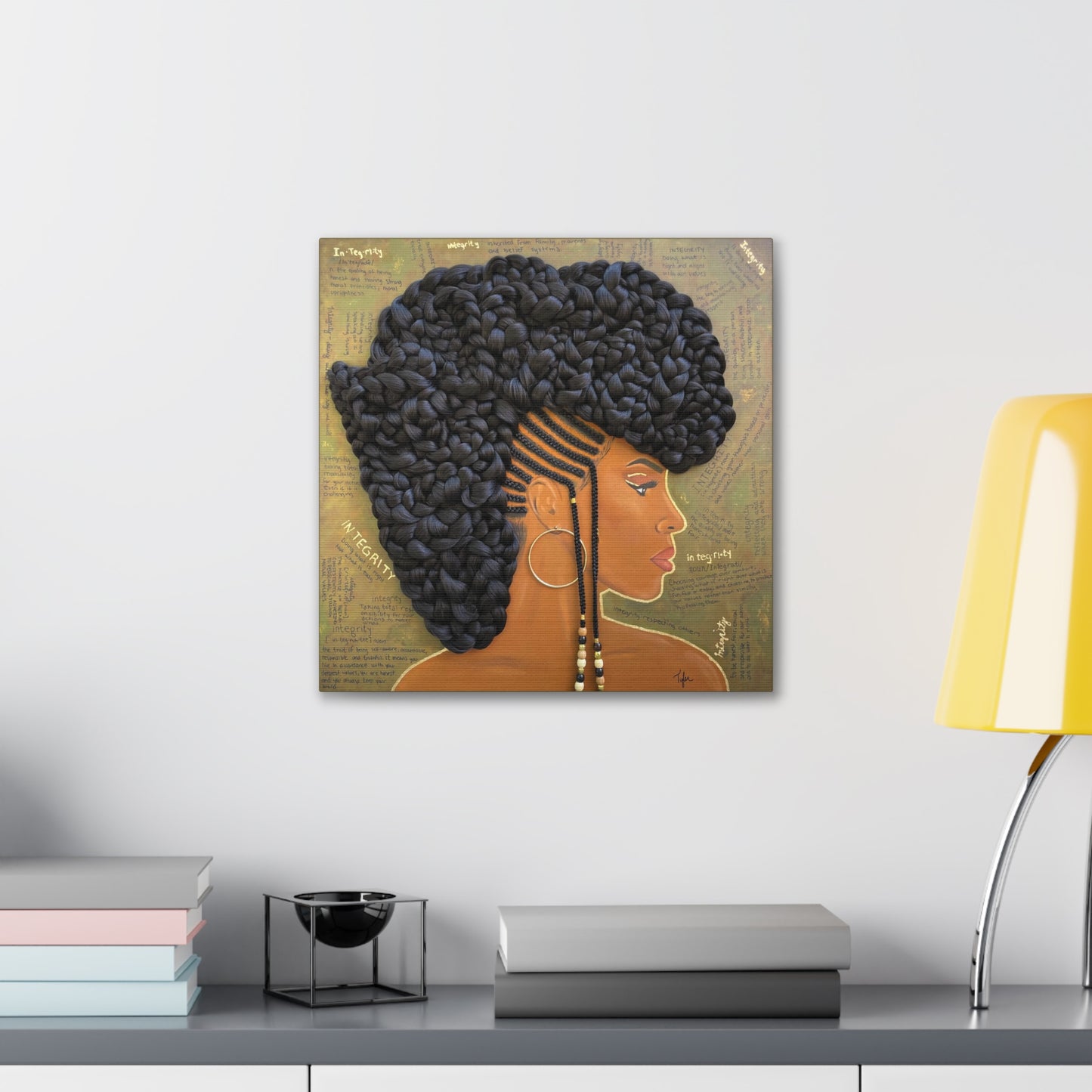 Integrity- 2D Canvas Print (no Hair)