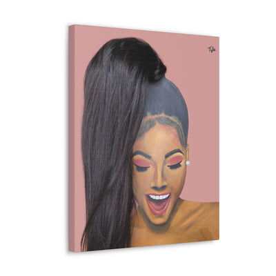 Joyful- 2D Canvas Print (No Hair)