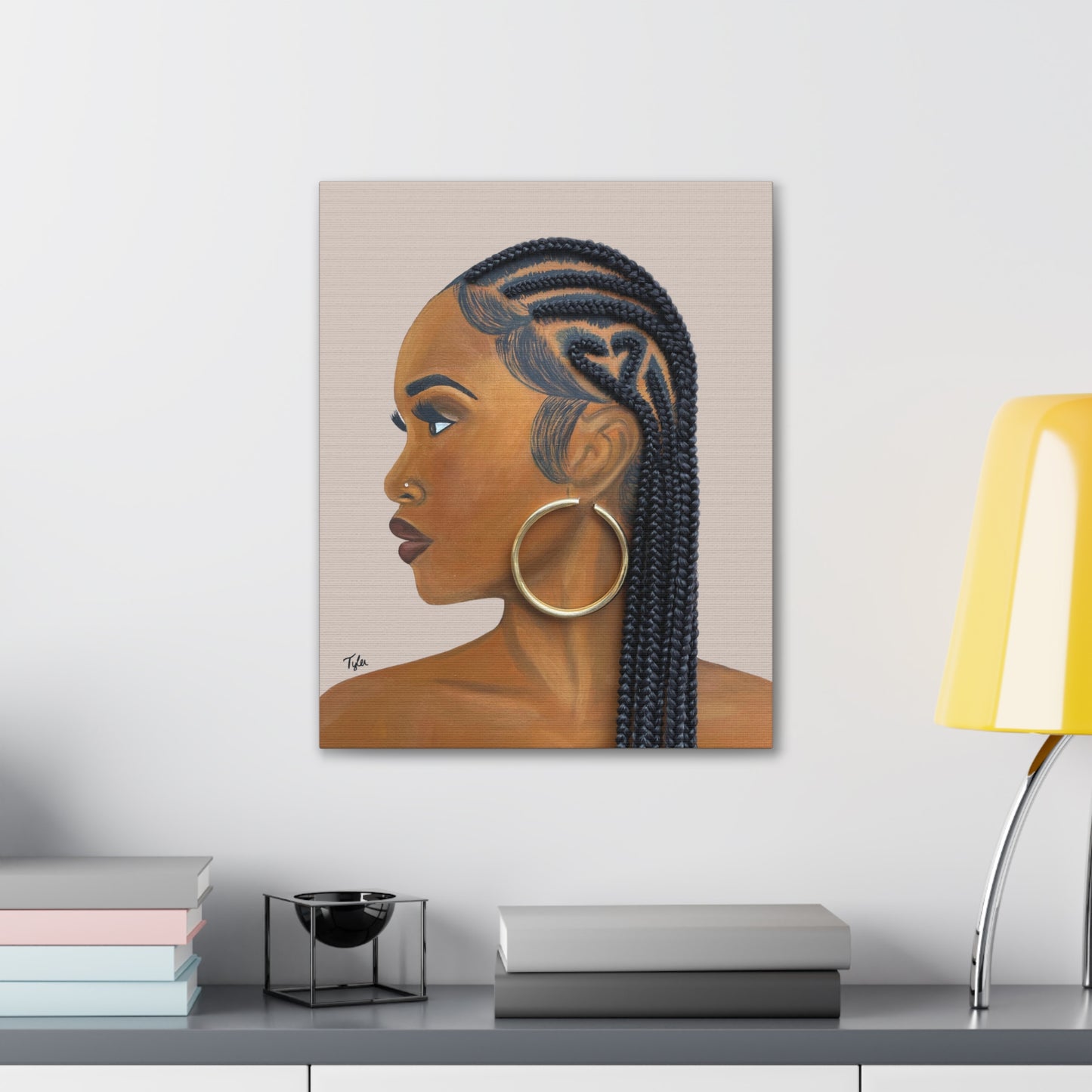 Certified Lover Girl- 2D Canvas Print (No Hair)