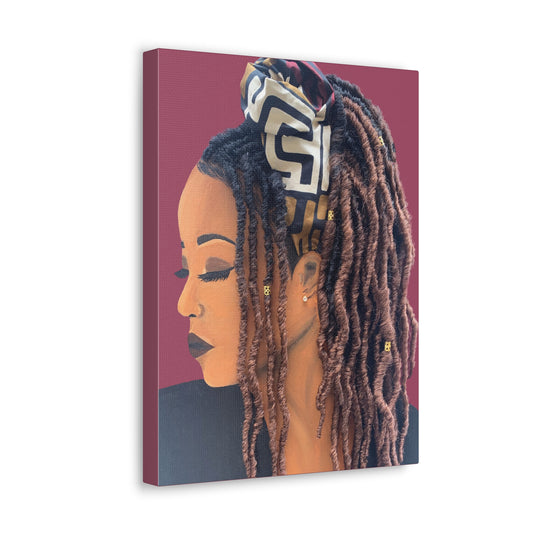 Locks- 2D Canvas Print (No Hair)