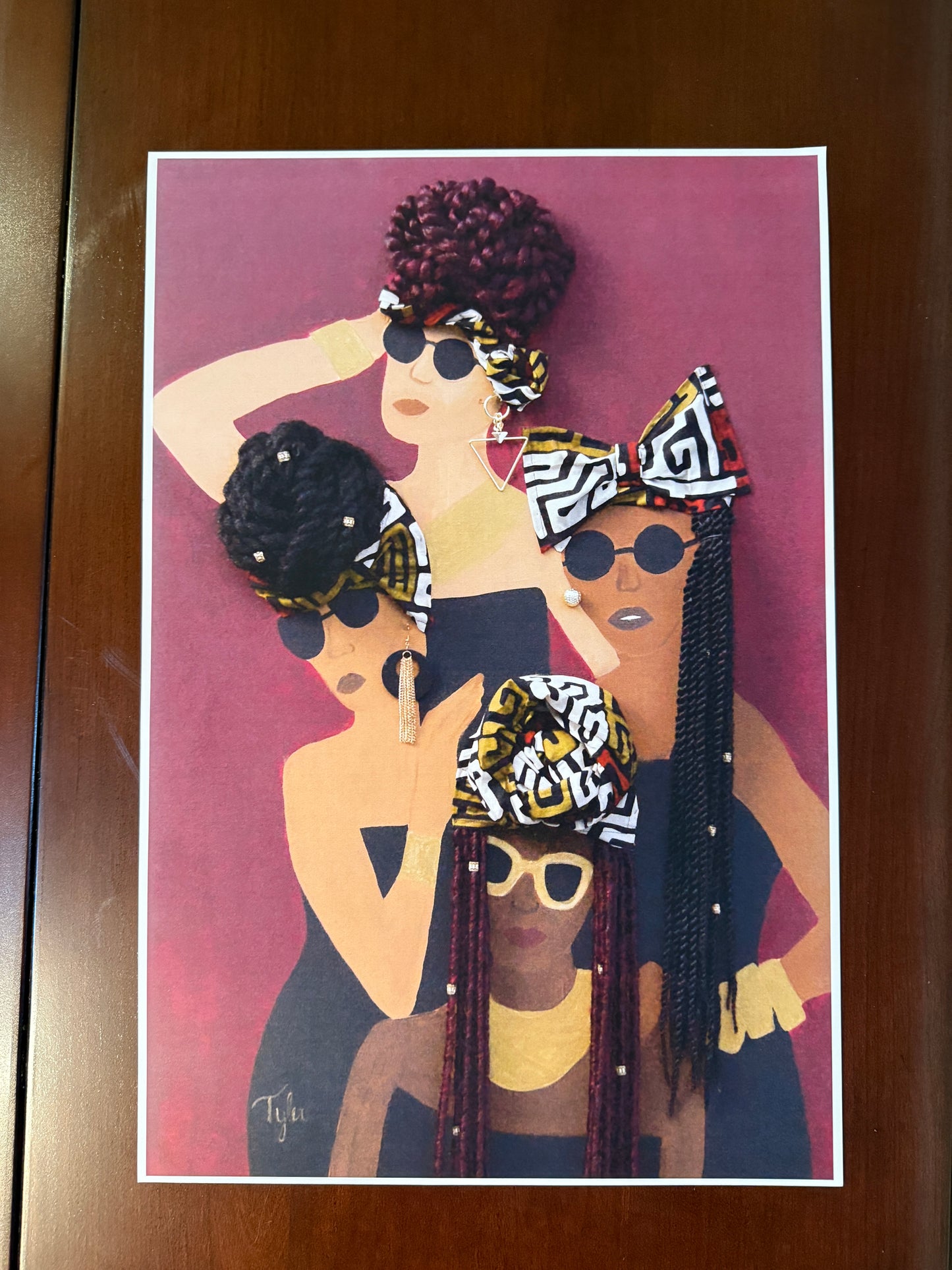 Shade room - 12X18 2D Paper Print (No Hair or Fabric)
