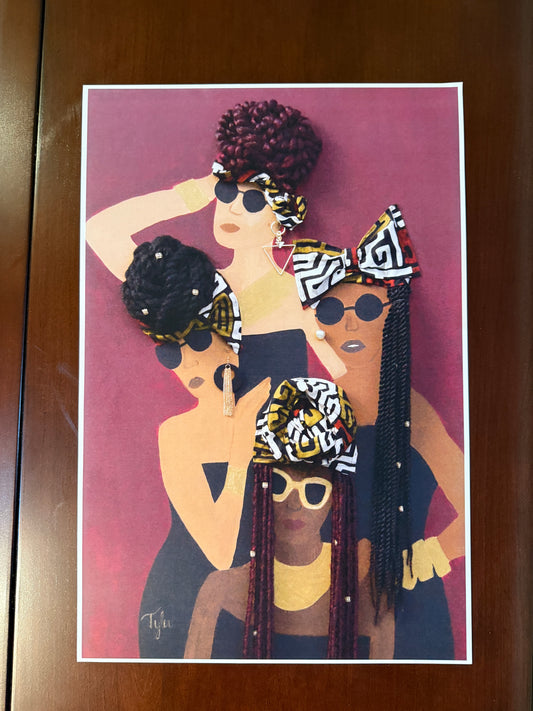 Shade room - 12X18 2D Paper Print (No Hair or Fabric)