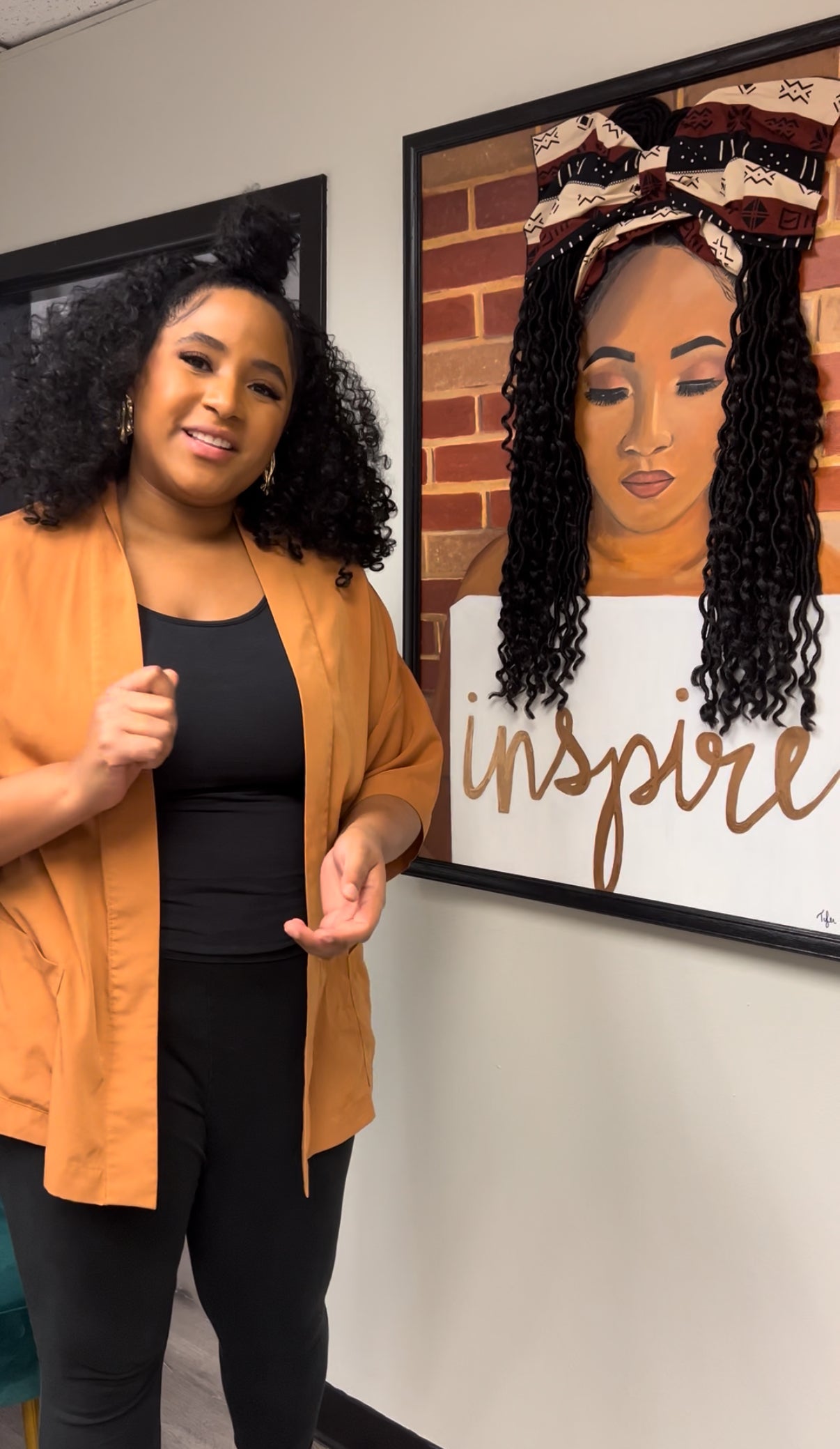 Inspire 3D Original Painting (with Hair)