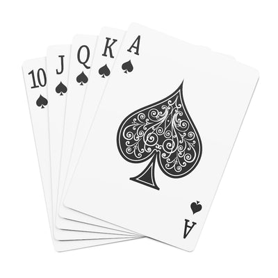 Interlocked 2D Playing Cards (No Hair)