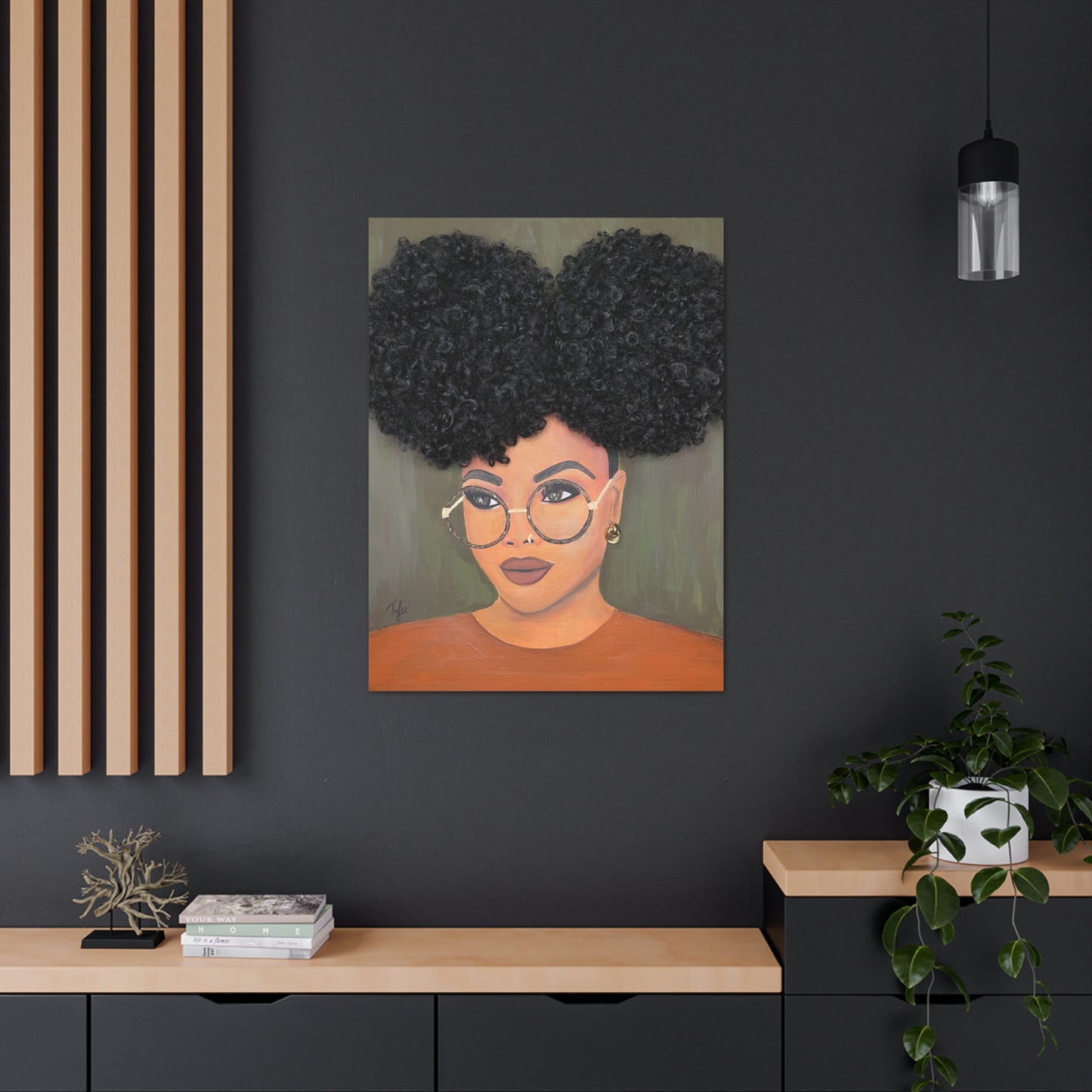 Vision- 2D Canvas Print (no Hair)