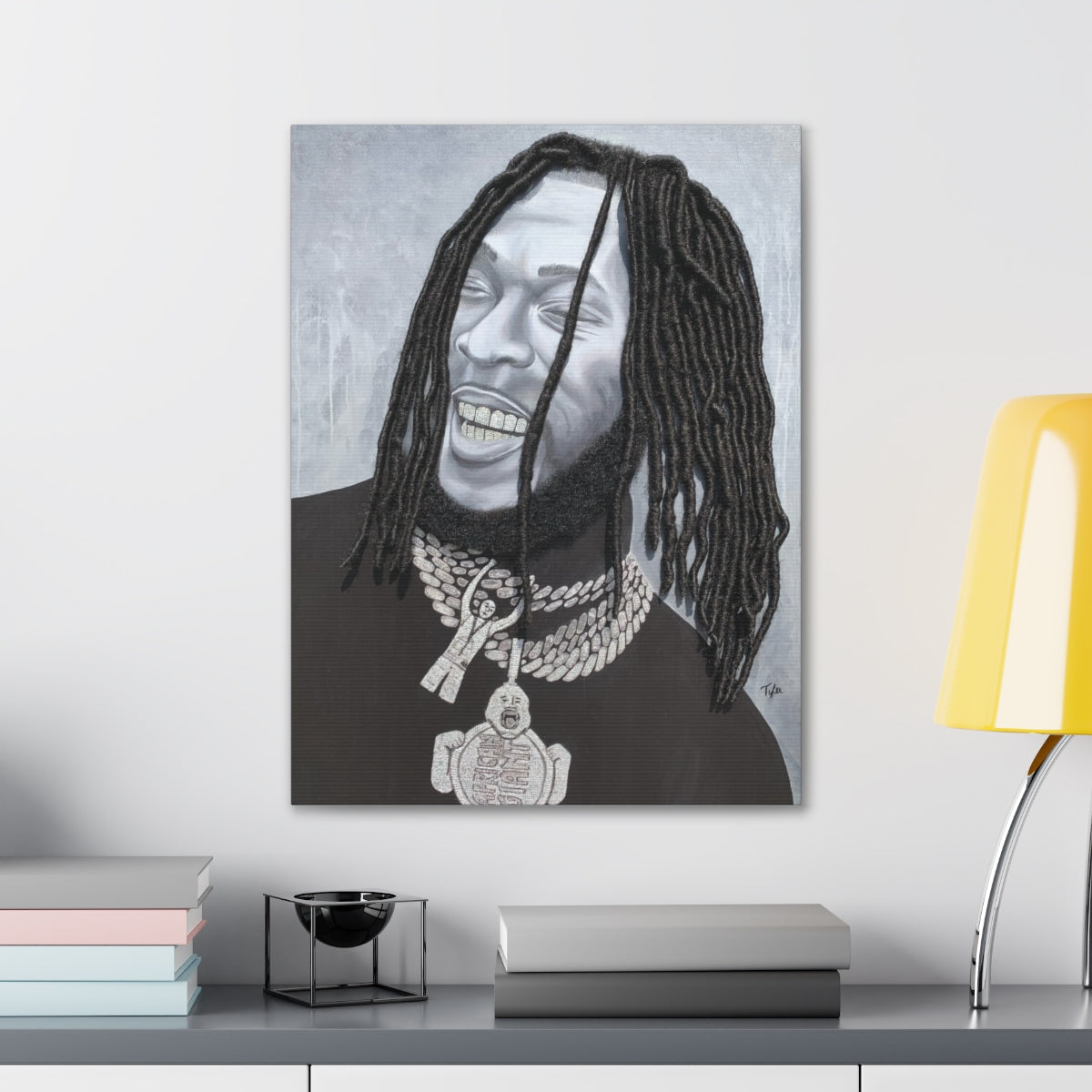 Burna- 2D Canvas Print (no Hair)