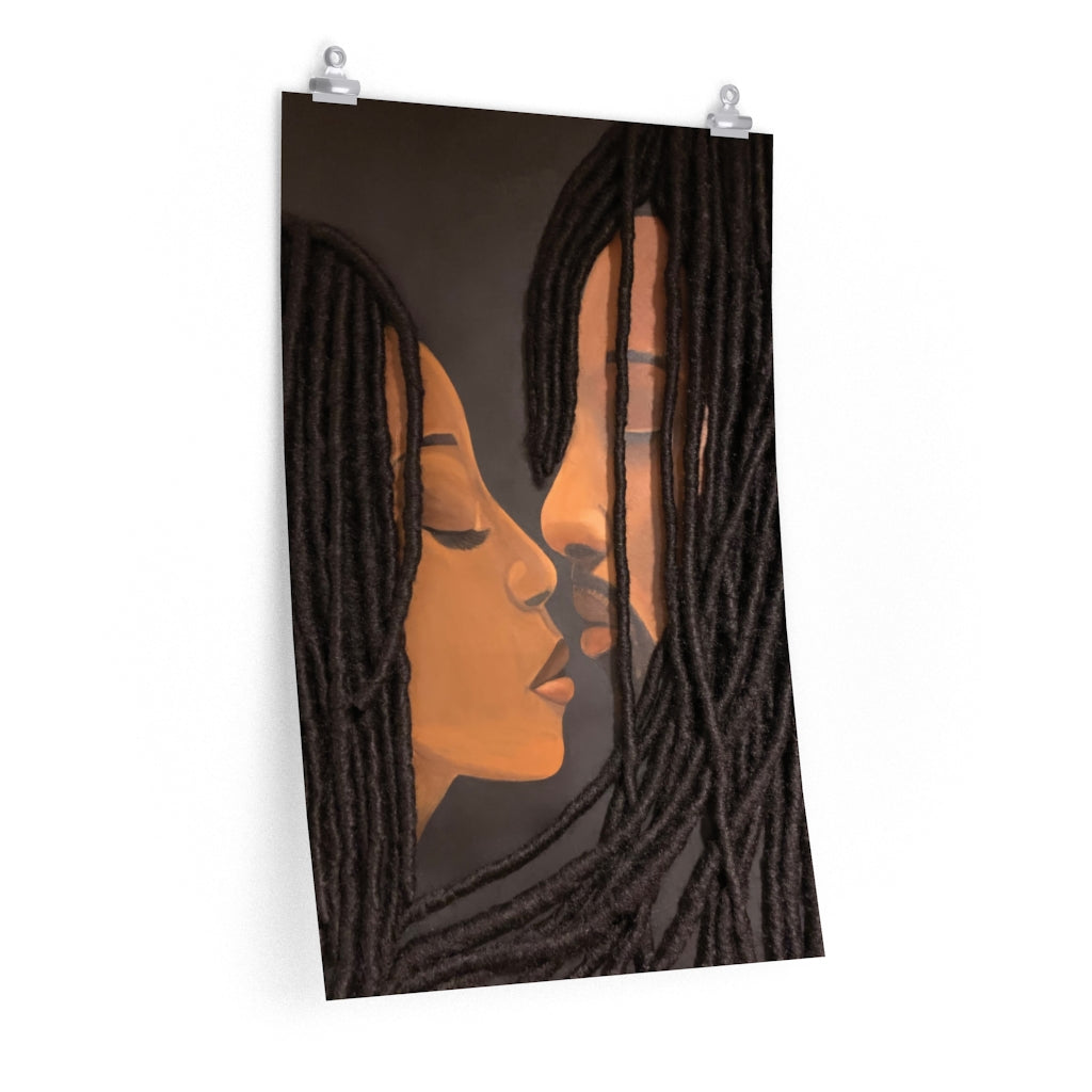 InterLocked 2D Poster Print (No Hair)