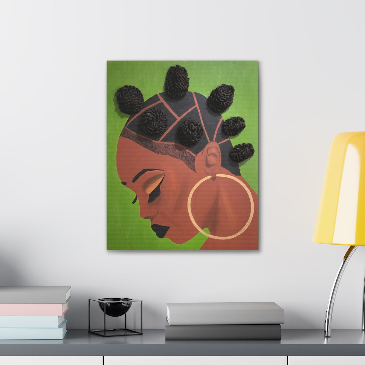 Level Up- 2D Canvas Print (No Hair)