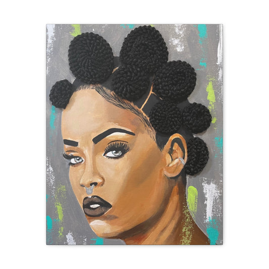 Fenty- 2D Canvas Print (no Hair)