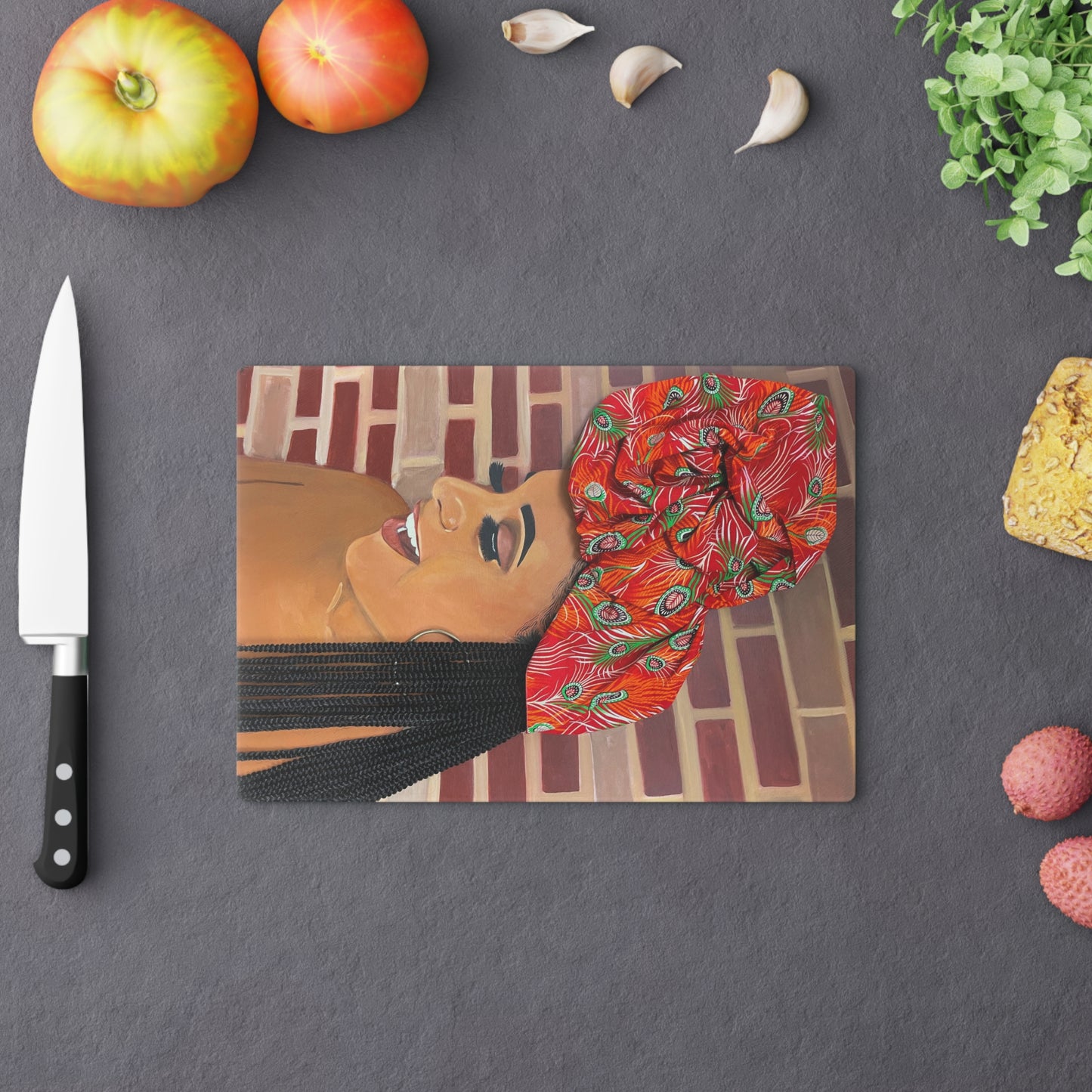 Happy 2D Cutting Board