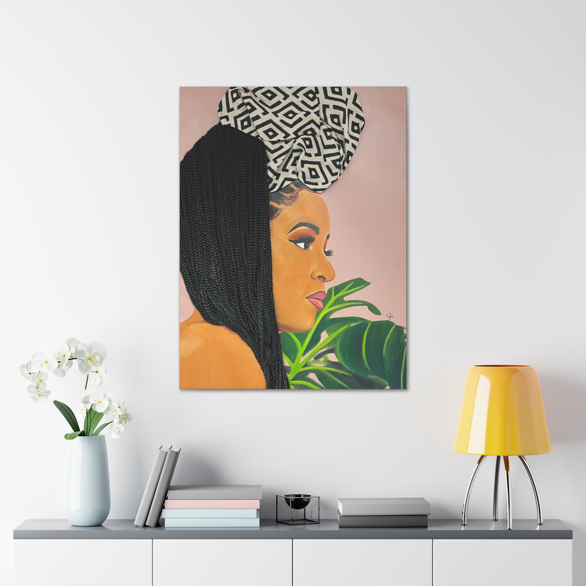 Mesmerized- 2D Canvas Print (no Hair)