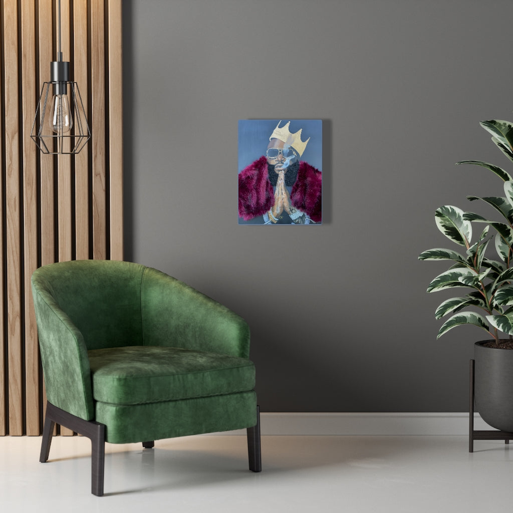 The Boss- 2D Canvas Print (no Hair)