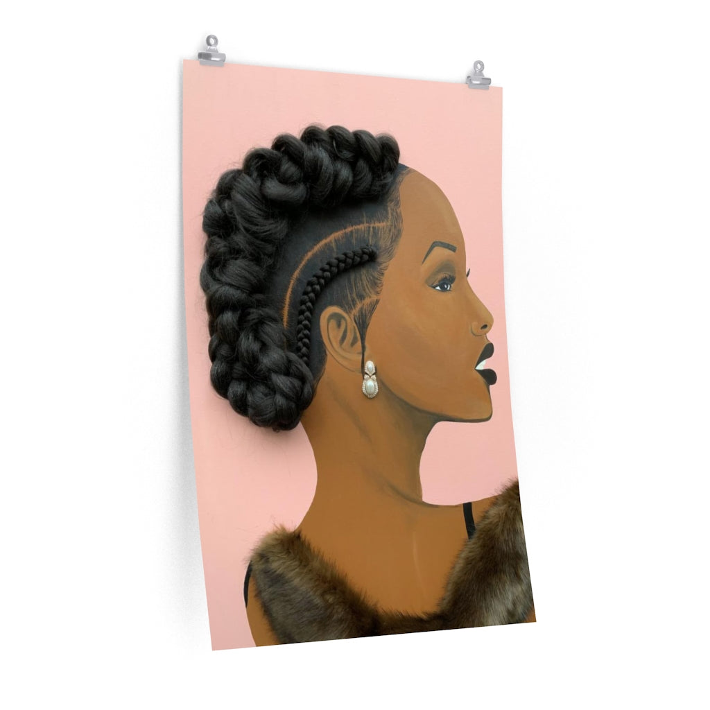 Elegant - 2D Poster Print (No Hair)