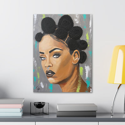 Fenty- 2D Canvas Print (no Hair)