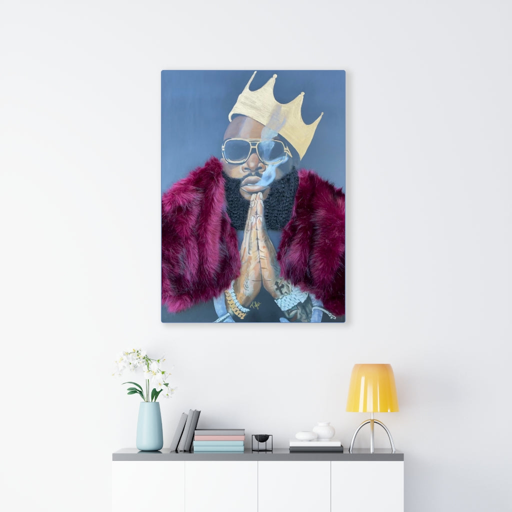 The Boss- 2D Canvas Print (no Hair)