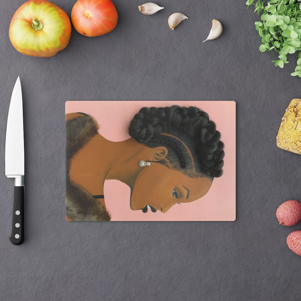 Elegant 2D Cutting Board (No Hair)