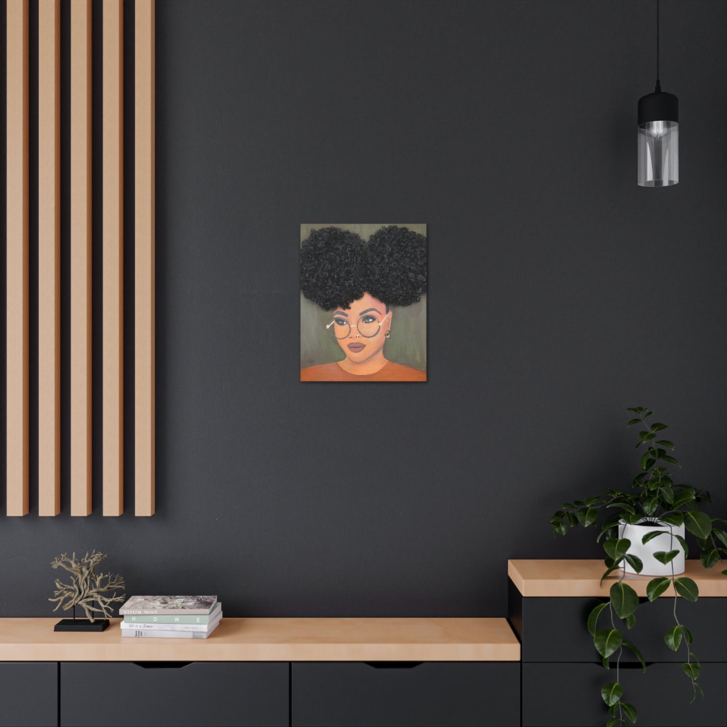 Vision- 2D Canvas Print (no Hair)