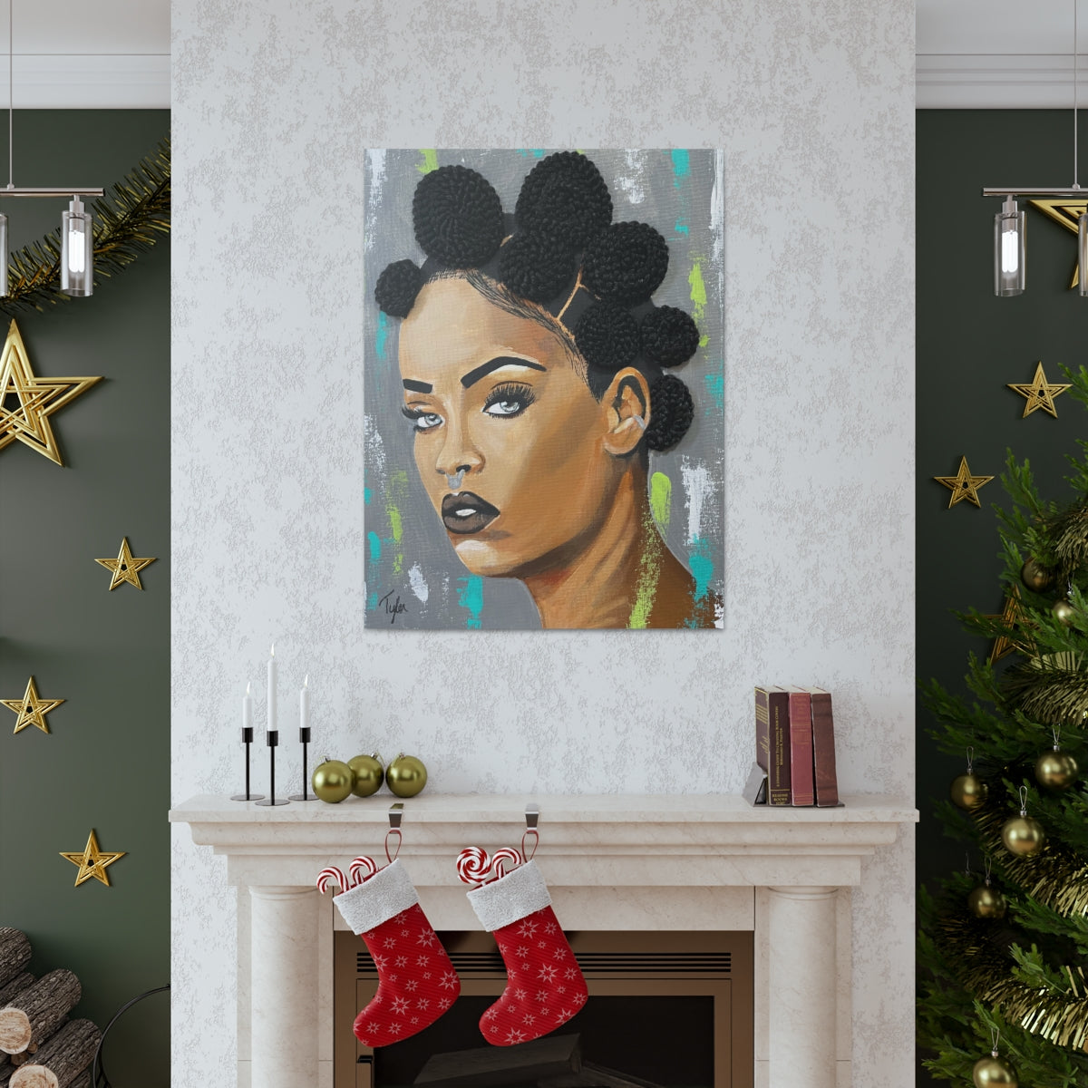 Fenty- 2D Canvas Print (no Hair)