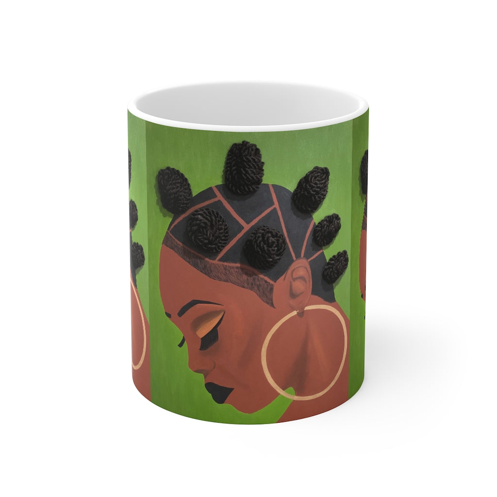 Level Up 2D Mug (No Hair)