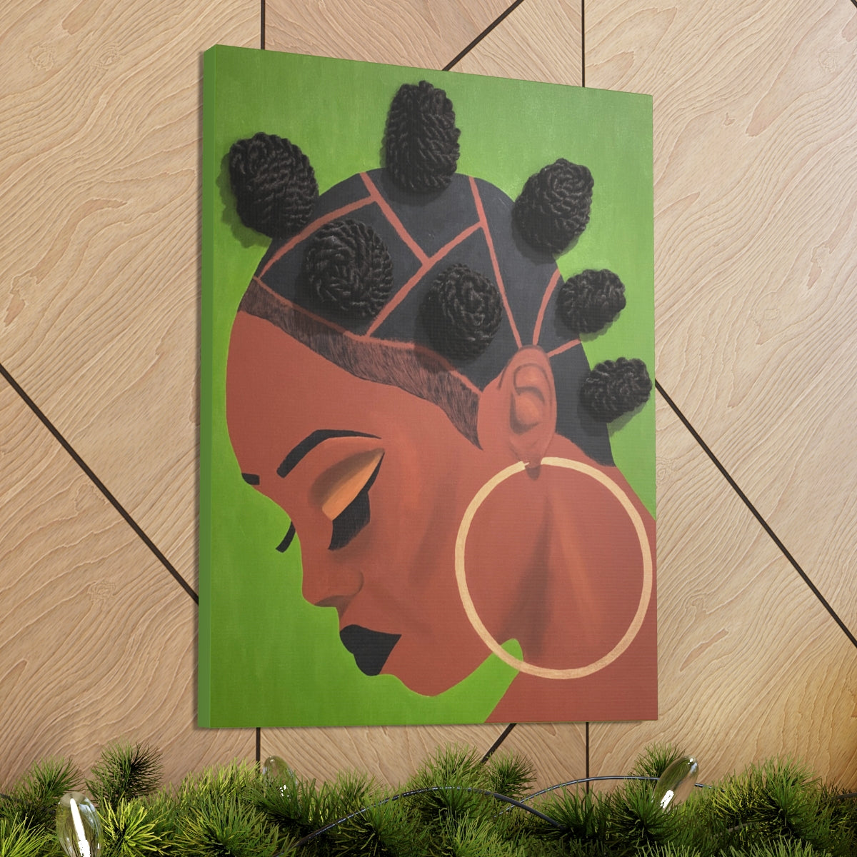 Level Up- 2D Canvas Print (No Hair)