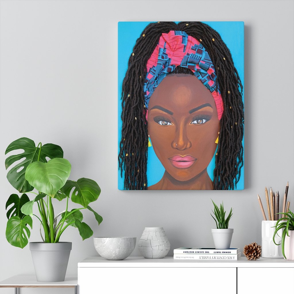 Mesmerized- 2D Canvas Print (no Hair)