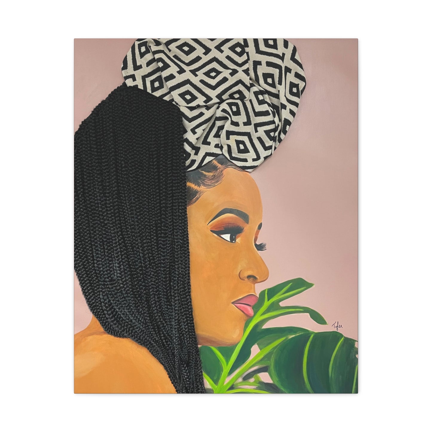 Worthy- 2D Canvas Print (no Hair)