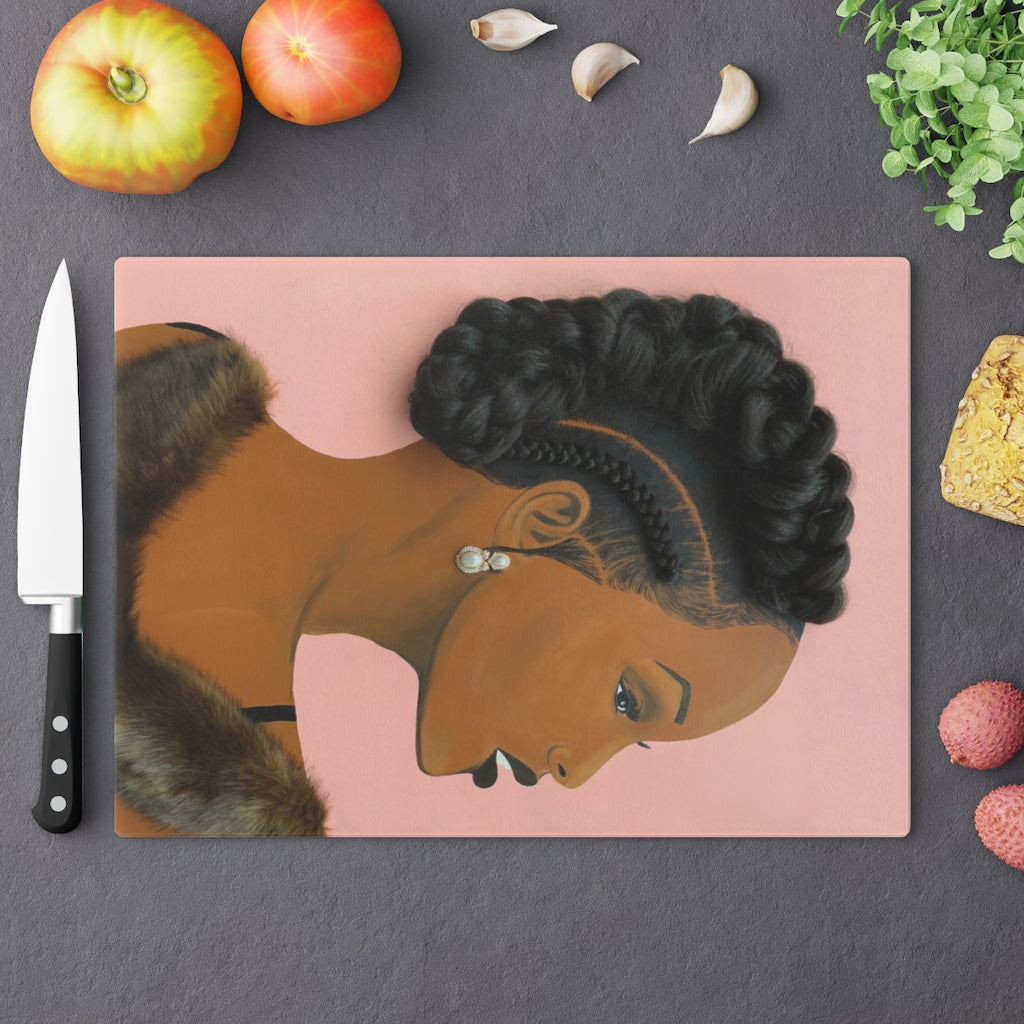 Elegant 2D Cutting Board (No Hair)