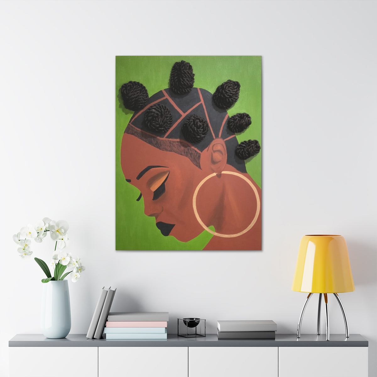 Level Up- 2D Canvas Print (No Hair)