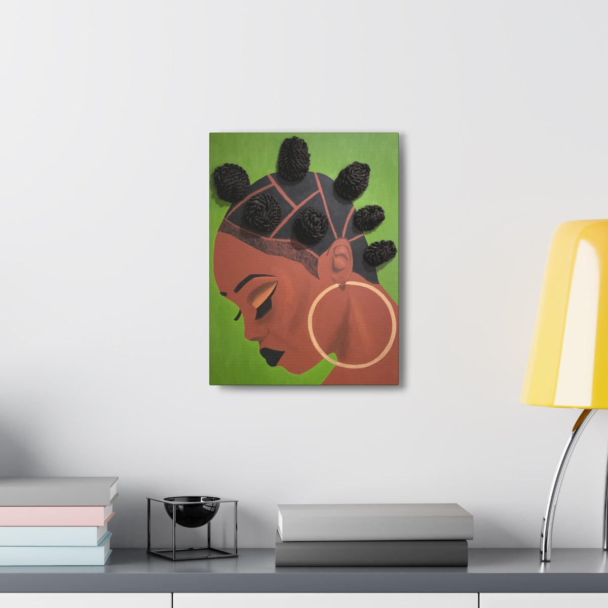 Level Up- 2D Canvas Print (No Hair)