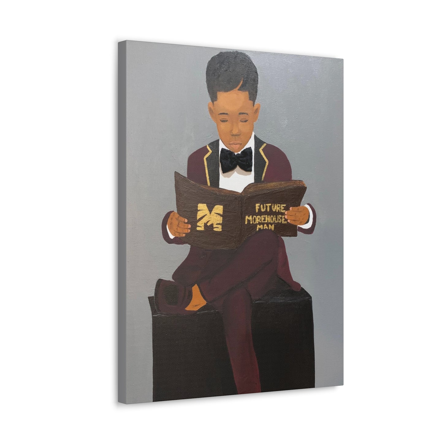 Future Morehouse Man- 2D Canvas Print (No Hair)