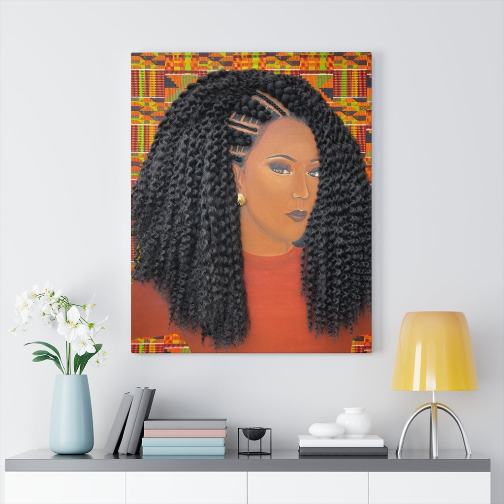 Resilient- 2D Canvas Print (no Hair)