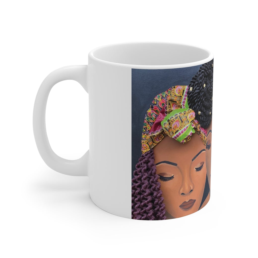 CurlFriends II 2D Mug (No Hair)