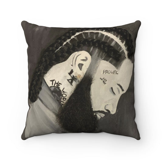 Nipsey 2D Pillow (No Hair)