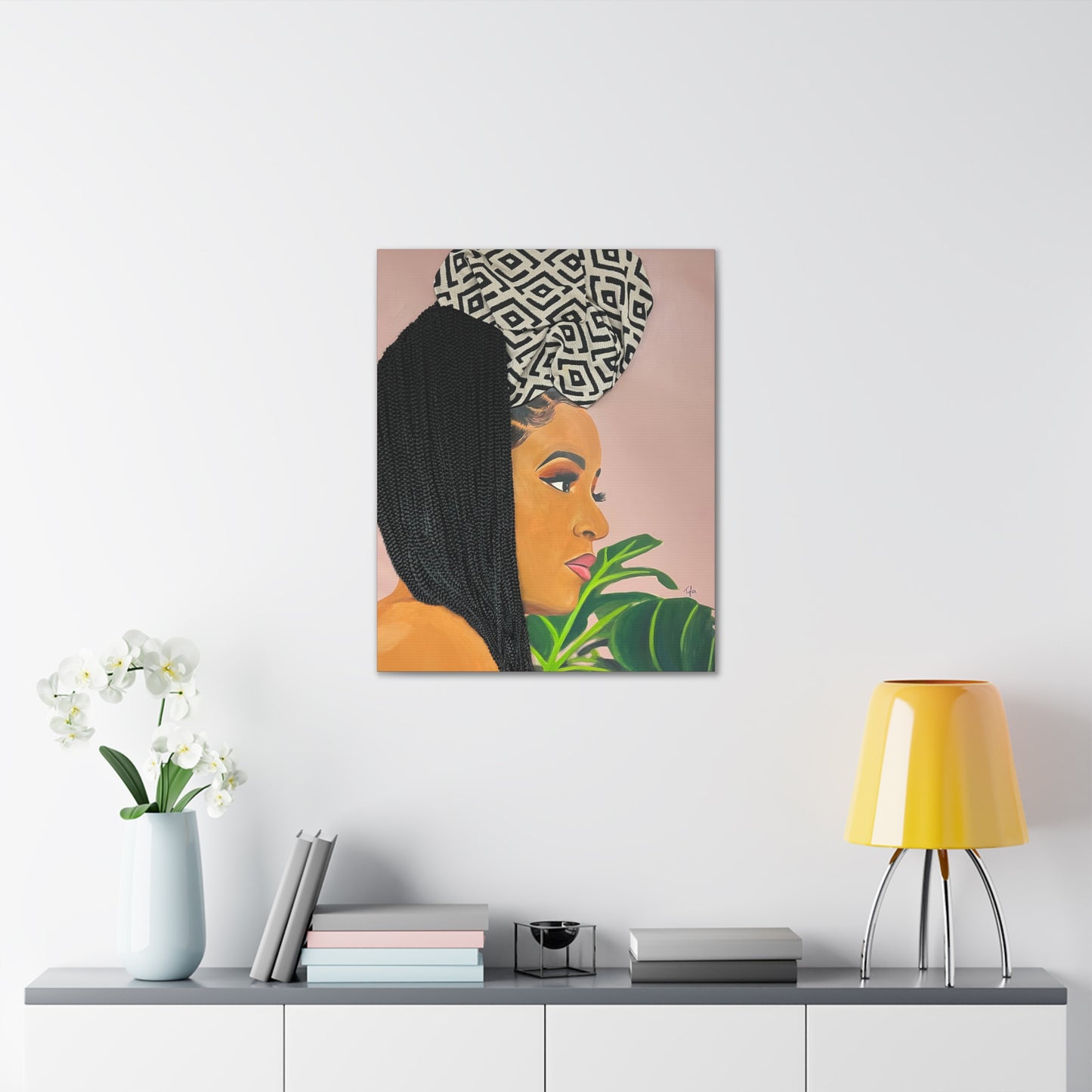 Worthy- 2D Canvas Print (no Hair)