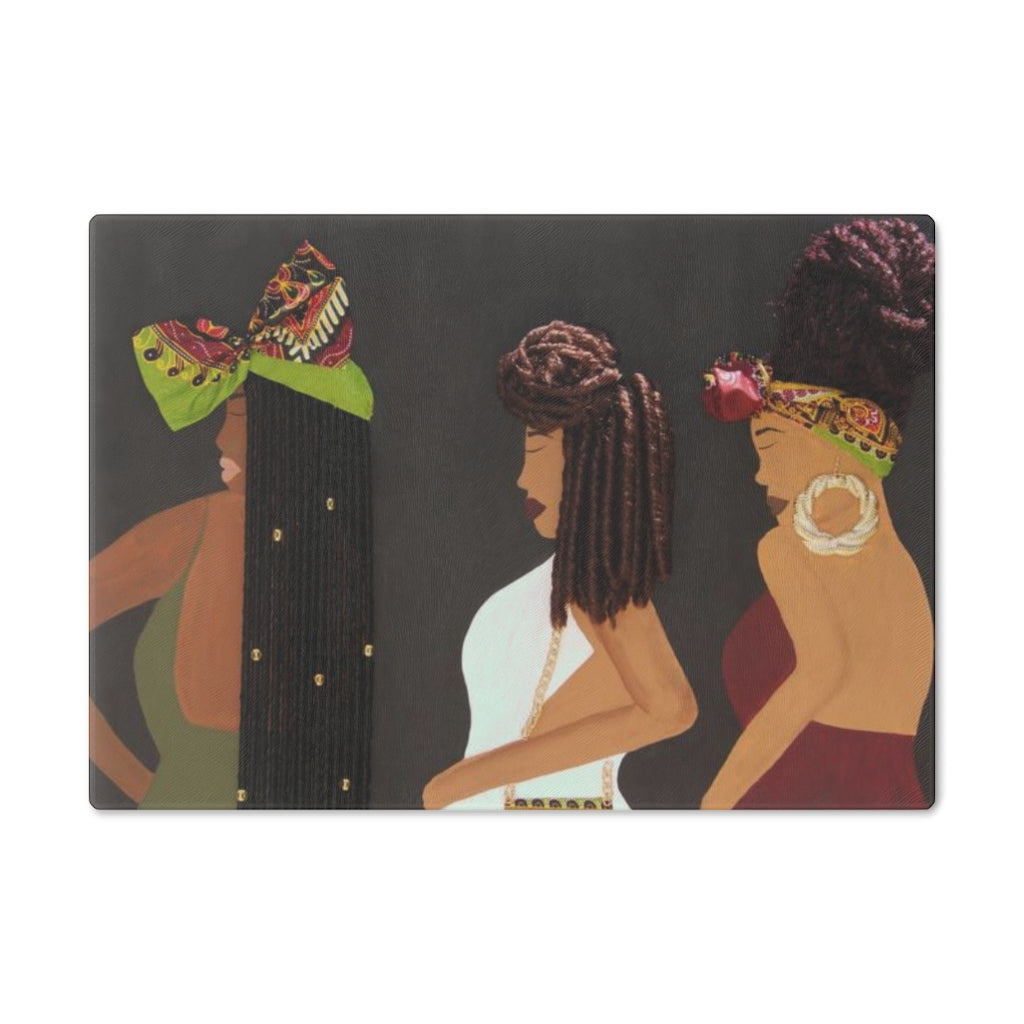 Curl Friends 2D Cutting Board (No Hair)