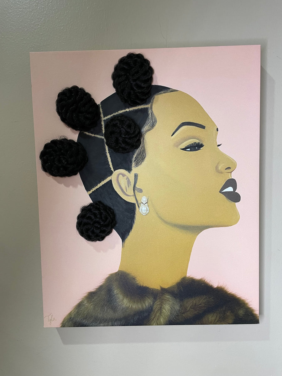 Mesmerized- 2D Canvas Print (no Hair) - Inspire by Tyler LLC
