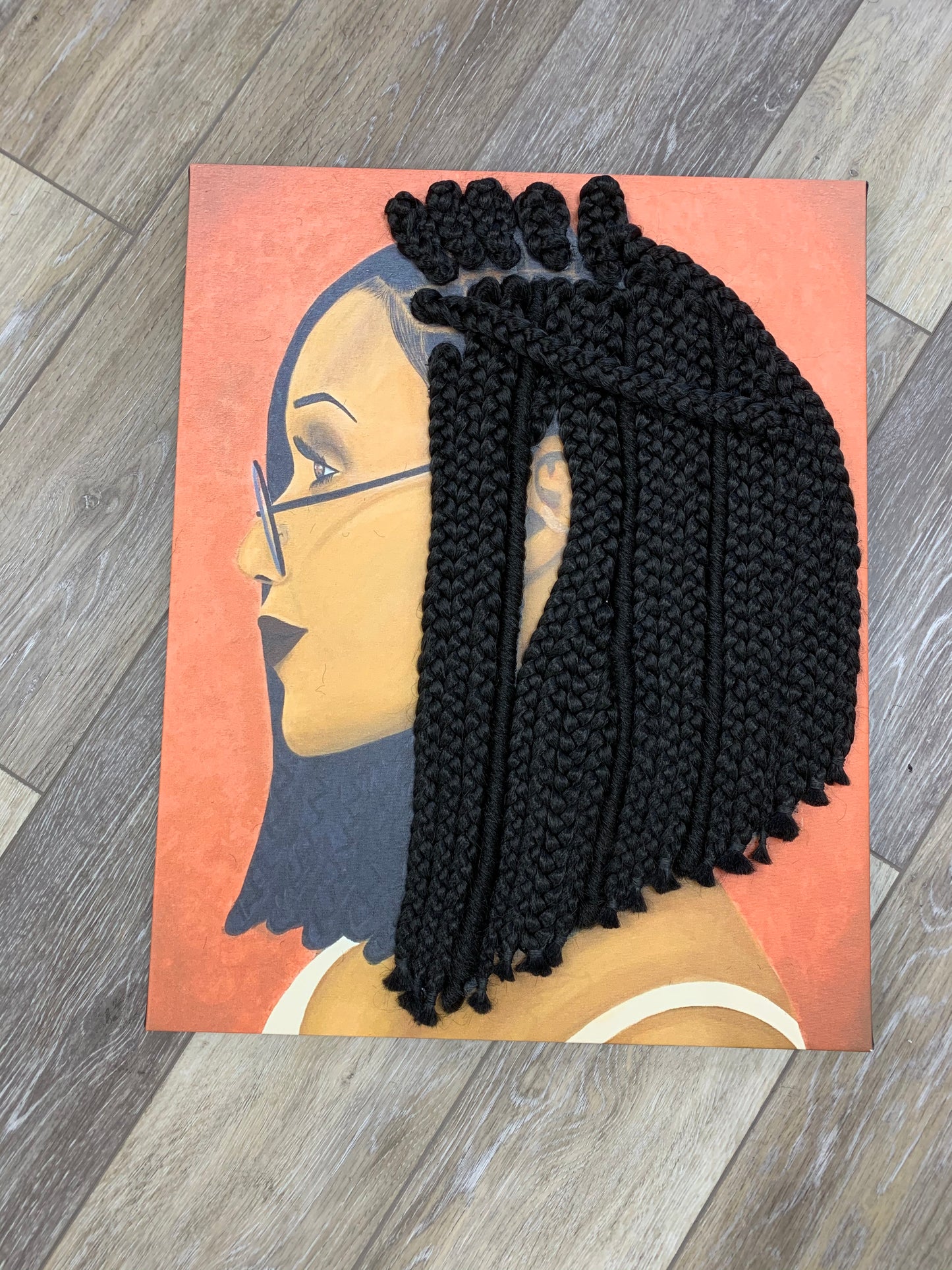 "Harmony" - 3D Canvas Print (With Hair)